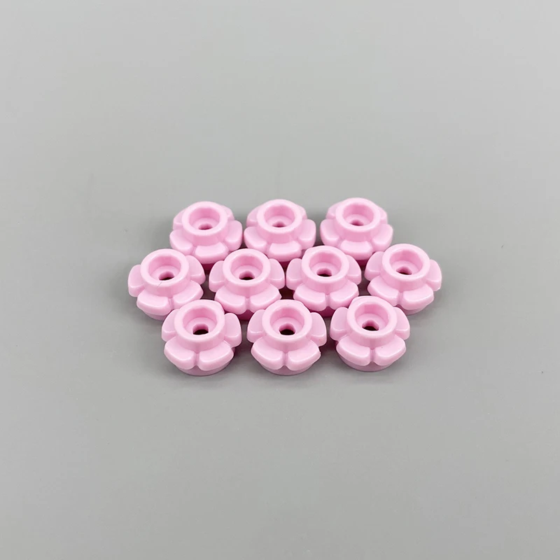 

50PCS Flower Building Blocks 3741 24866 21318 Compatible Major Brand Kids Toys Early Learning MOC Education Gifts