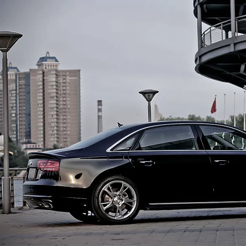 A8 модифицированный ABT Стиль 3 шт. карбоновое волокно задний багажник багажный