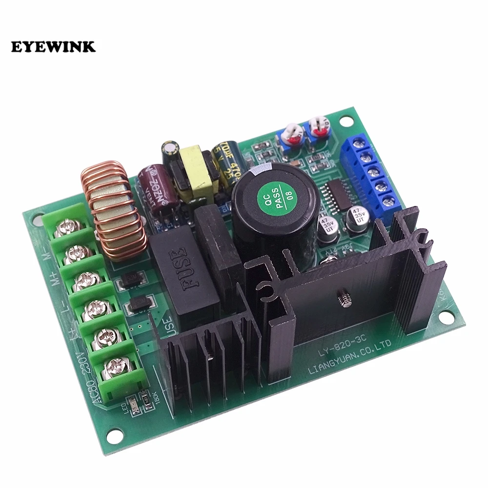 LY 820 PWM 110V220V DC панель контроллера модуля привода регулятора двигателя с