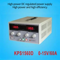kps1560d high precision high power adjustable led display switching dc power supply 220v 0 15v0 60a for laboratory and teaching