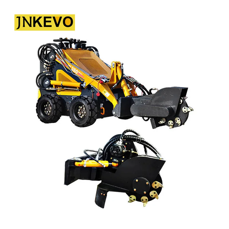 Мини погрузчик гусеничного типа с бортовым поворотом и креплением например Bobcat