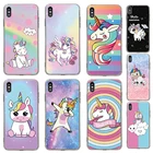 Чехол для Wiko Y80, Y81, Y70, Y60, Y61, Y62, Y51, Y50, View 5, 4, 3 lite, 3 pro power, U20, милый Единорог, Мягкая силиконовая задняя крышка из ТПУ