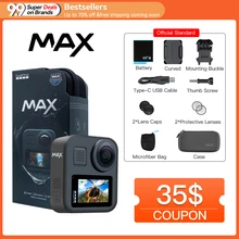 'GoPro MAX Action Camera 360	with Touch Screen Spherical 16MP 5.6K30 1080P HD Video Live Streaming	 Sports insta360 X2 GoPro max'