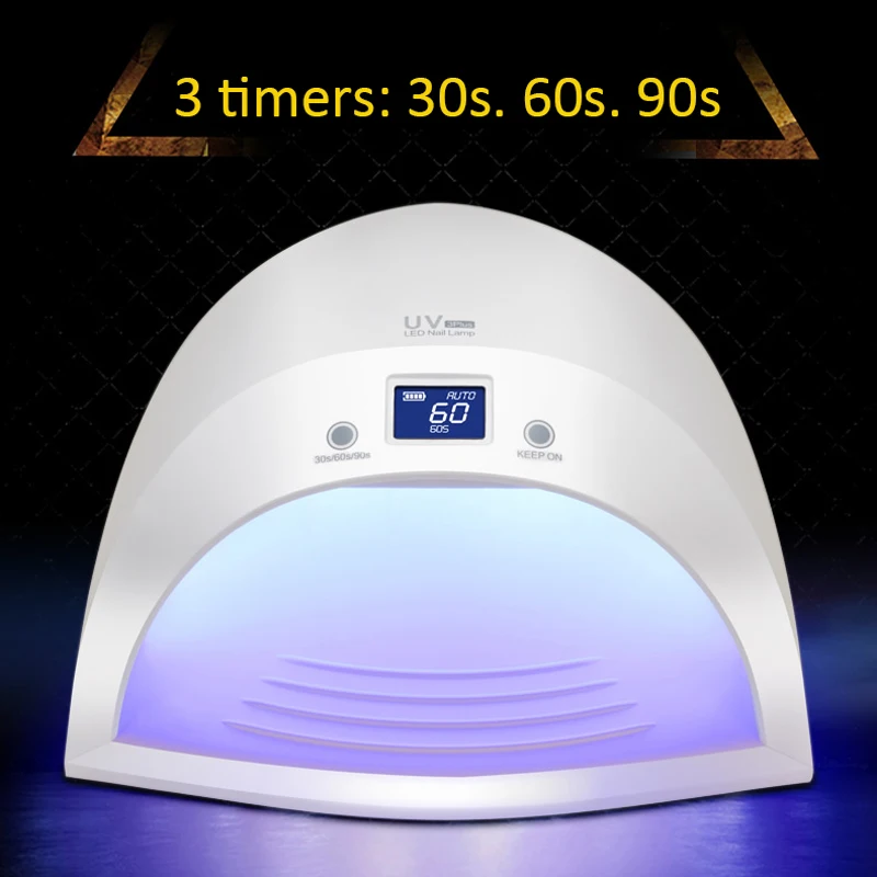 Беспроводные УФ светодиодные лампы для ногтей сушилка 48 Вт перезаряжаемая