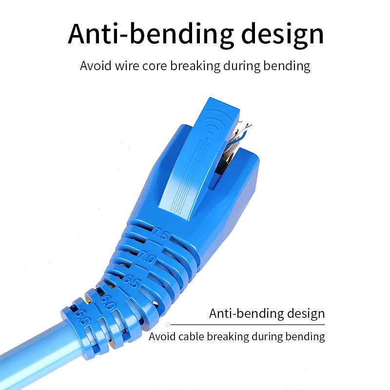 Соединитель с крышкой RJ45 Cat5 Cat5e Cat6 Cat6a Cat7 сетевой кабель Lan Ethernet RJ 45 оболочка синий