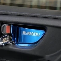 fit for subaru forester xv outback legacy impreza sti sti 2015 2016 2017 car interior door handle bowl cover patch car styling