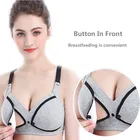 Бюстгальтер для грудного вскармливания, натуральный цвет, большой размер, для кормящих, качественный, хлопок, для мам, беспроводной, спереди, открытый, для беременных женщин, без косточек