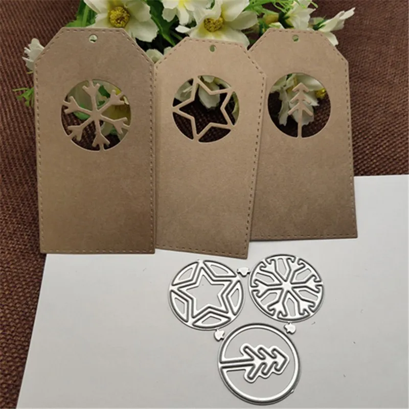 3 шт. трафареты для резки новогодней елки|Вырубные штампы| |