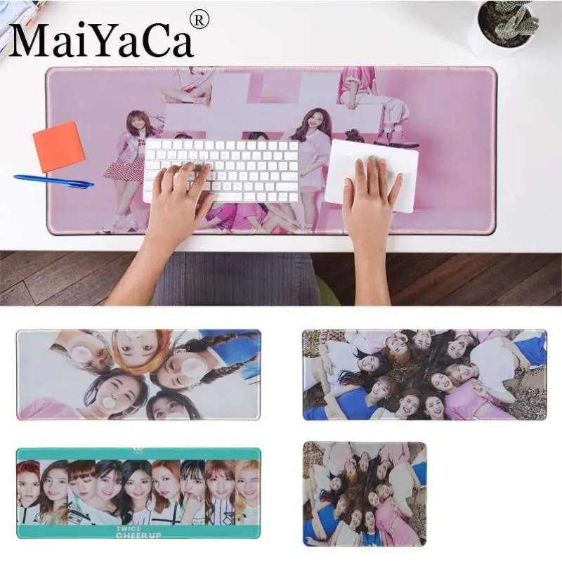 MaiYaCa новый дизайн двойная Мина Momo Kpop игровой коврик для мыши большой геймерский