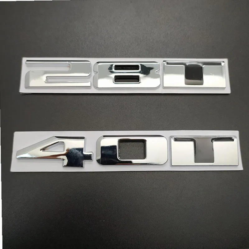 

1 pcs Car styling 28 T 40 T 3D metal Emblem Tail trunk Sticker For Cadillac Escalade CTS STS DTS SRX XLR ATX Accessories