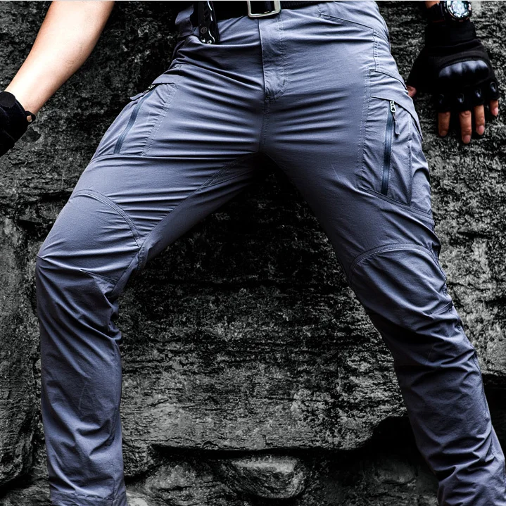 Брюки мужские Стрейчевые в стиле милитари быстросохнущие штаны из материала