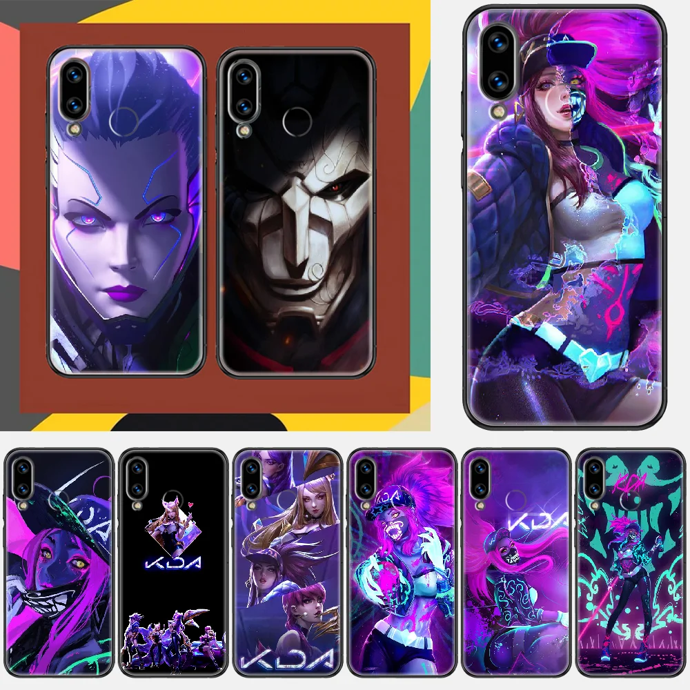 Чехол для телефона LOL Kda akali kaisa Huawei Honor 6 7 8 9 10 10i 20 A C X Lite Pro Play черный трендовый prime