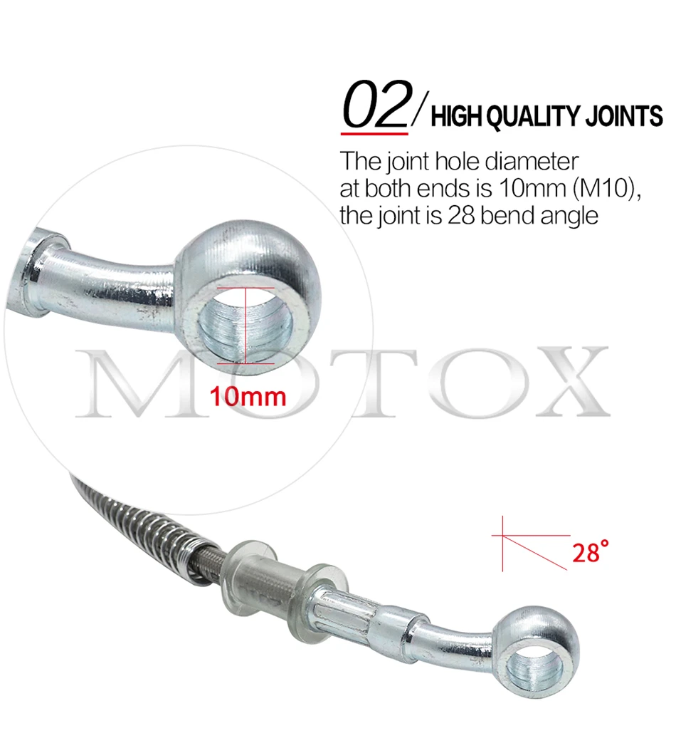 Гидравлический усиленный тормозной шланг сцепления для мотоцикла подходит
