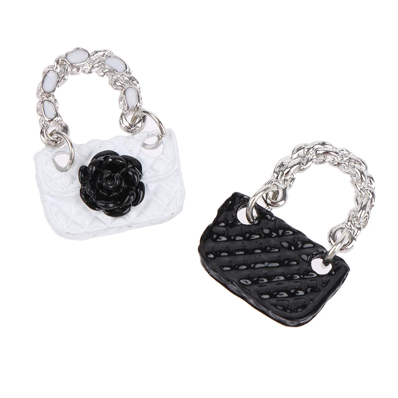 

1Pc Mini Fashion Bags Handbag Doll Accessories For DIY Dollhouse Decor Playing House Toy Doll Miniature Accessories