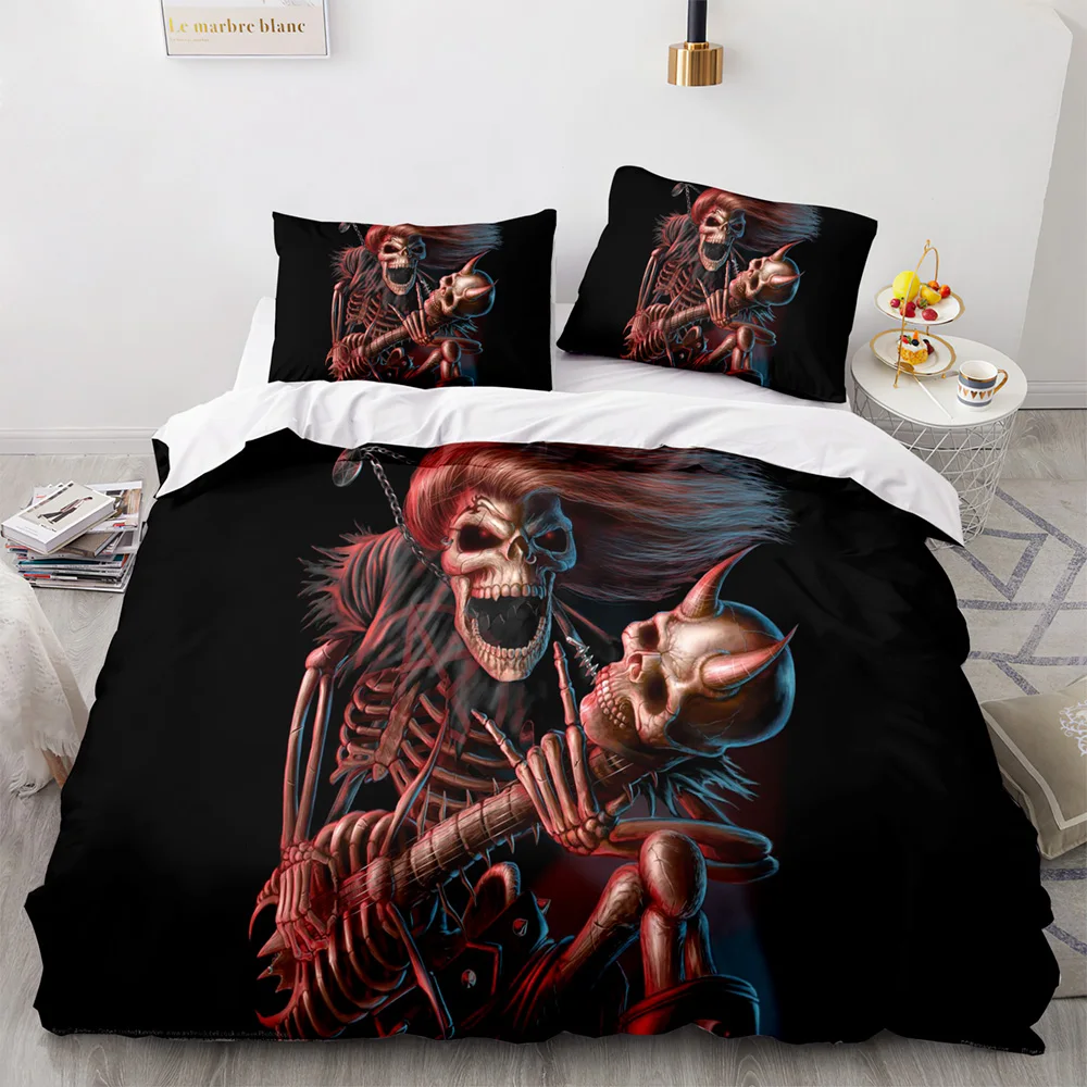 Комплект постельного белья со скелетом одинарный двойной полноразмерный