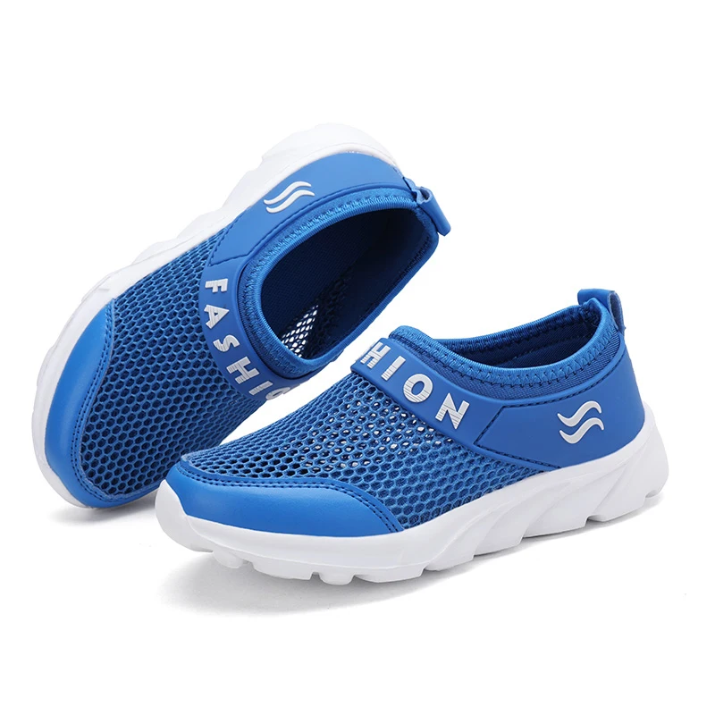 Summer Girl Sneaker Kids Tennis Shoes Breathable Mesh Slip-on Sneakers Boys Sport Walking Running |