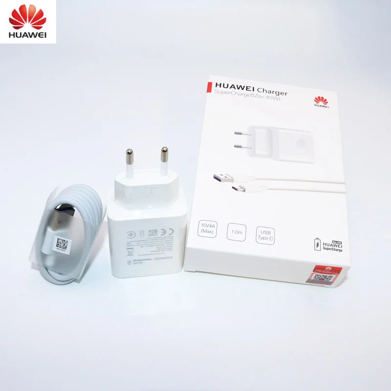 Фото Зарядное устройство Huawei с европейской вилкой 40 Вт 5 А USB type c|Зарядные устройства