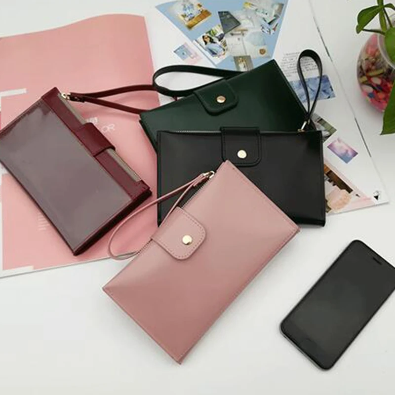 

Fashionable PU Women's Wallet Large Capacity Wallet Multi-Function Handbag Anti-Theft Mobile Wallet