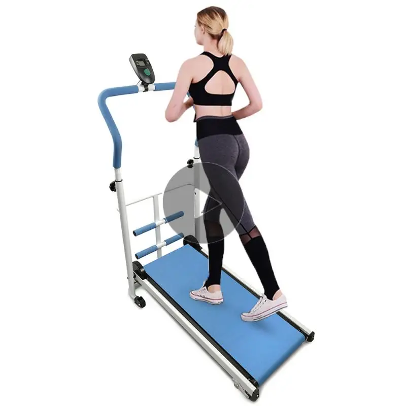 

Treadmill household small folding mechanical walking machine mini silent weight loss, fitness equipment HWC