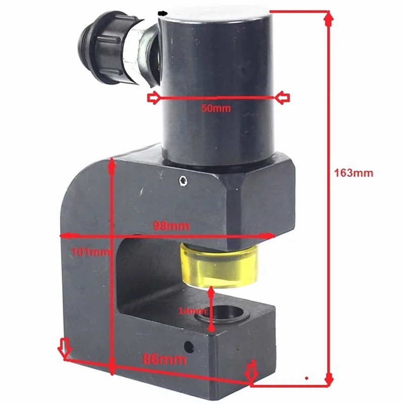 SYD-18 портативный гидравлический угловой стальной отверстие для отверстий 6 5 мм-18