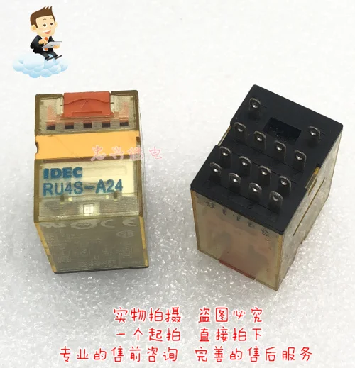Реле IDEC RU4S-A24 24 В переменного тока 14 футов четыре открытых закрытых 6 А