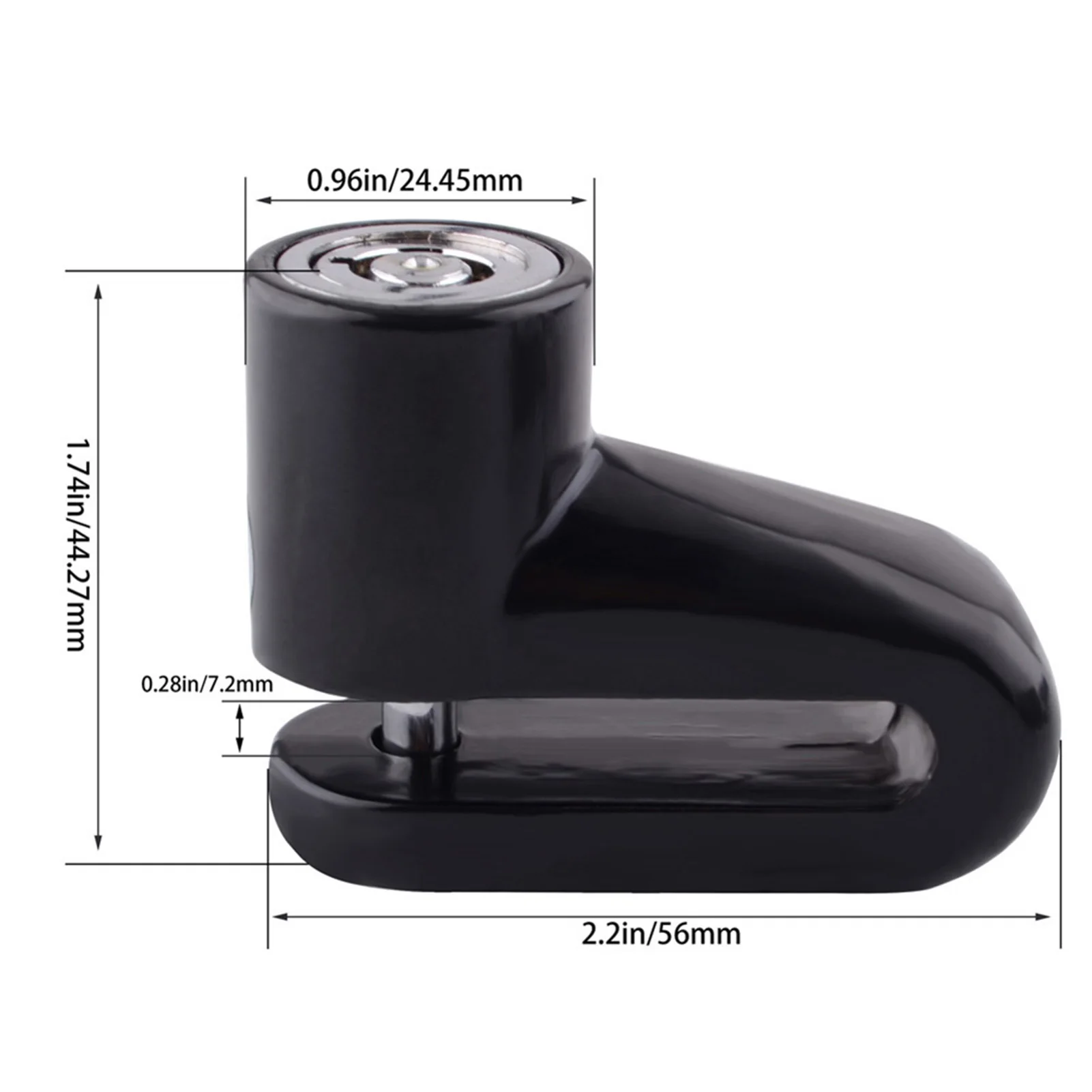 Универсальный Противоугонный замок для велосипеда колеса дисковый тормоз