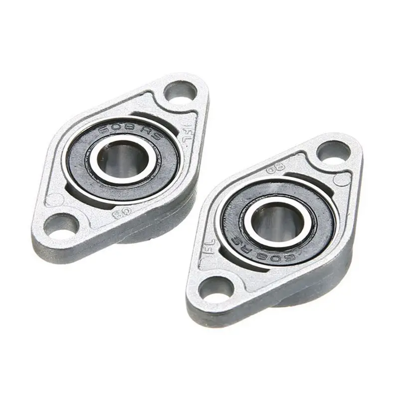 10 pcs KFL08 8mm diameter zinc alloy bearing housing FL08 K08 pillow block | Bearings