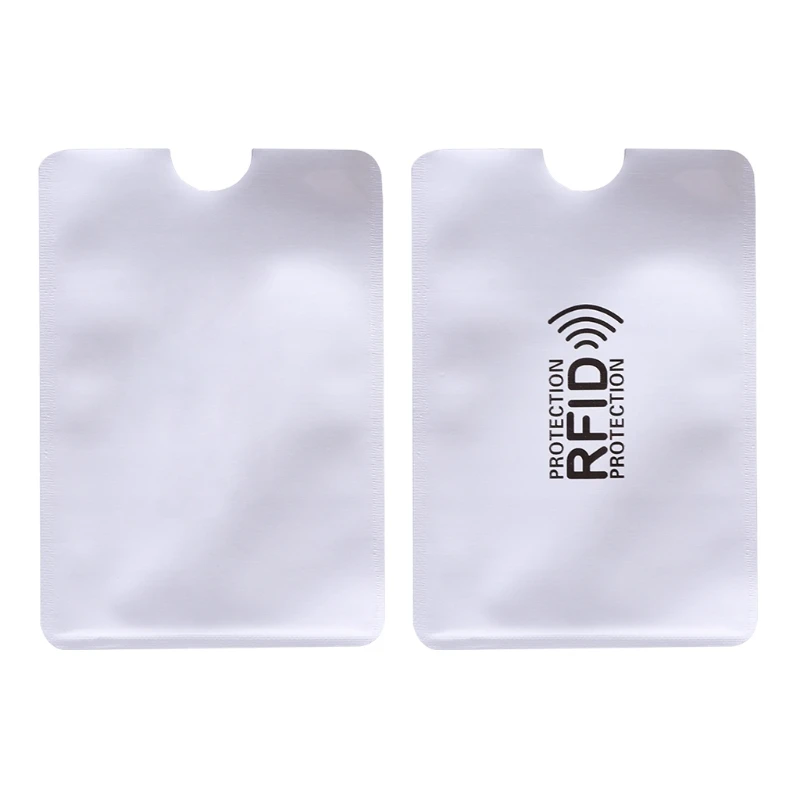 Защитный чехол для кредитных карт RFID с защитой от магнитной алюминиевой фольги