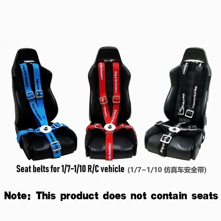Simulated Driver Seat Belt(without seat) For RC Crawler Car Axial Wraith TRX4 TRX6 D90 D110 RC Short-Course Truck Monster Truck