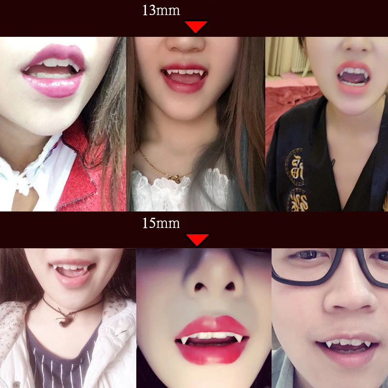 Хэллоуин украшения оборотень зубные протезы реквизит дьявол призрак зомби