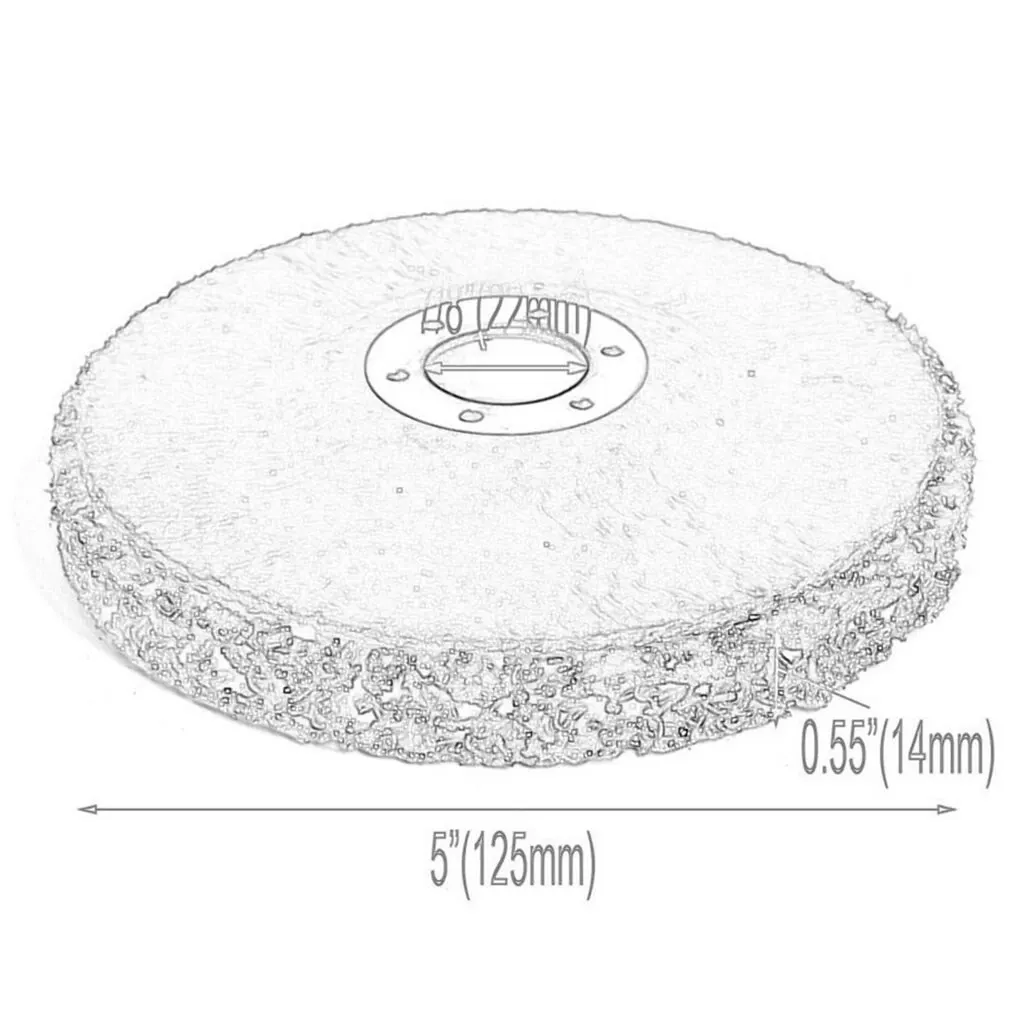 

Durable Poly Strip Disc Wheel 125*22mm Wood Metal Paint Rust Removal Clean Abrasive Tools For Angle Grinder Mayitrs
