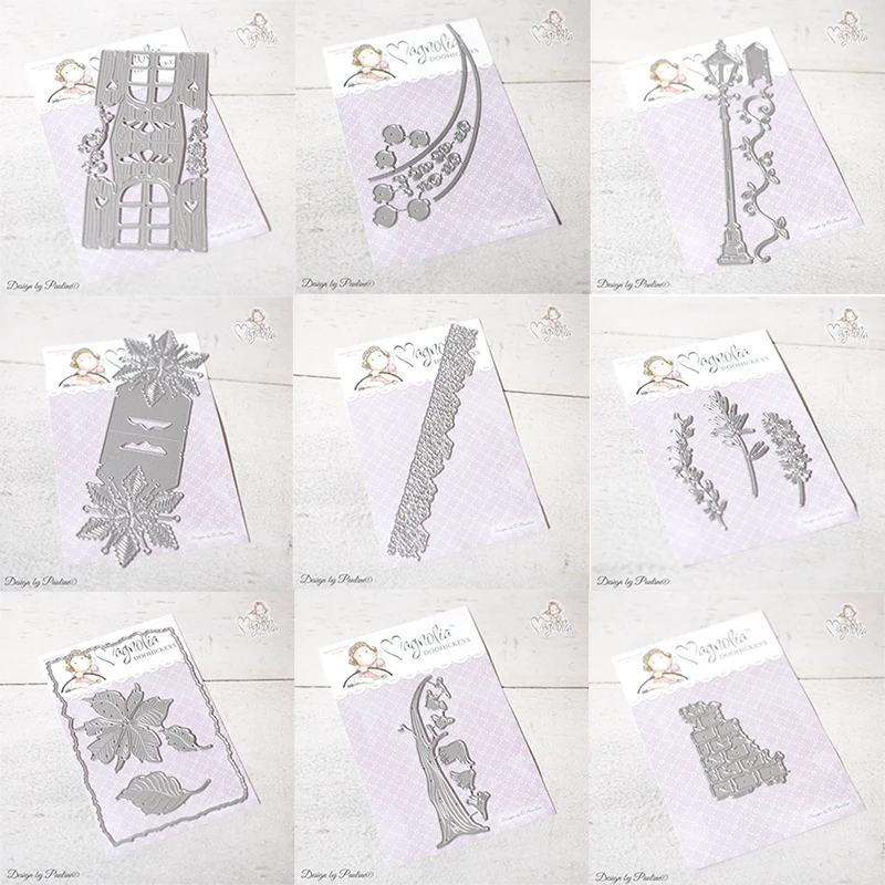 CH 2020 Новое поступление дерево и Листья Металлический Трафаретный вырубной штамп