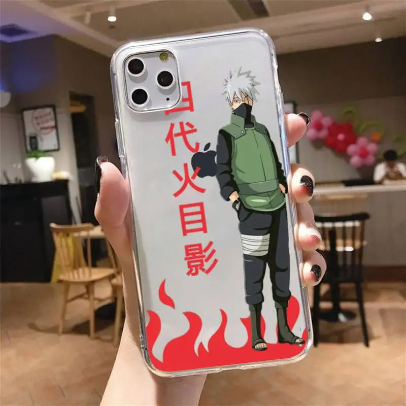 

Naruto Japan anime cool clear Phone Case Transparent soft For iphone 5 5s 5c se 6 6s 7 8 11 12 plus mini x xs xr pro max