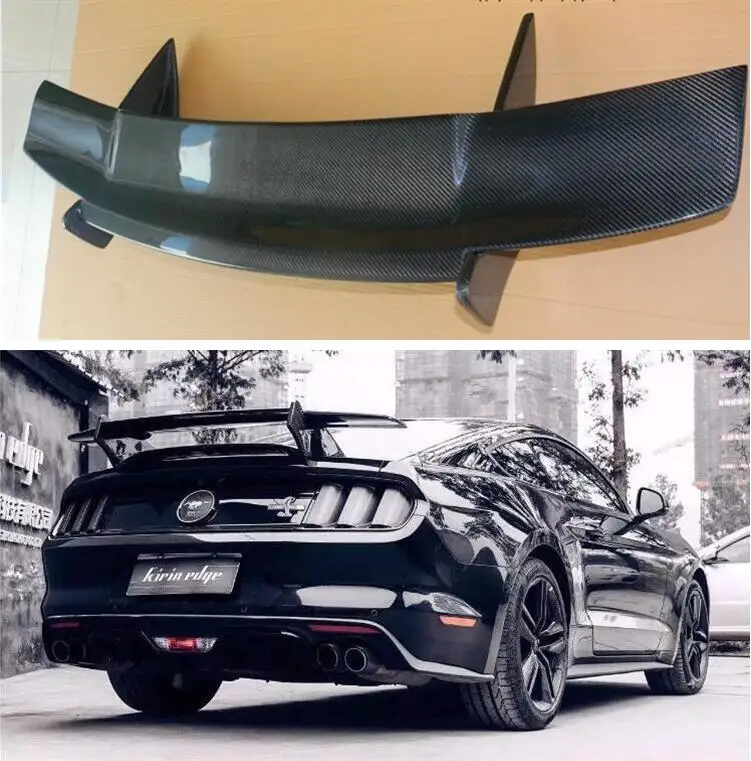 Высокое качество углеродного волокна заднего крыла багажник спойлер для FORD MUSTANG