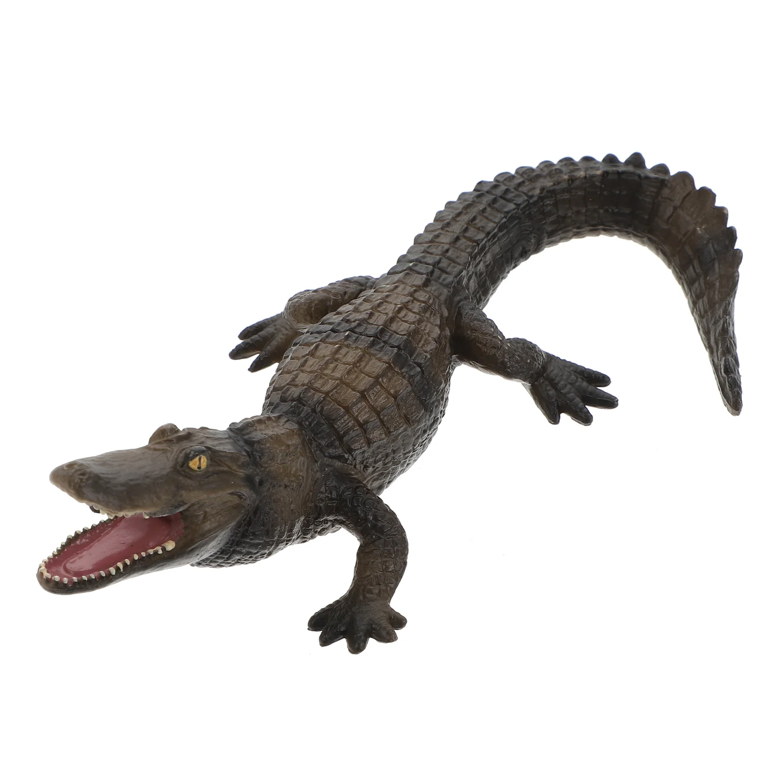 

1 шт., настольная Игрушечная модель крокодила