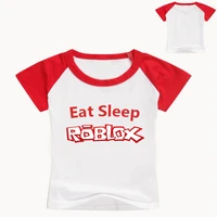 2 14 old year fashion game t shirt children boys and girl short sleeves white tees baby kids cotton tops for girls clothes