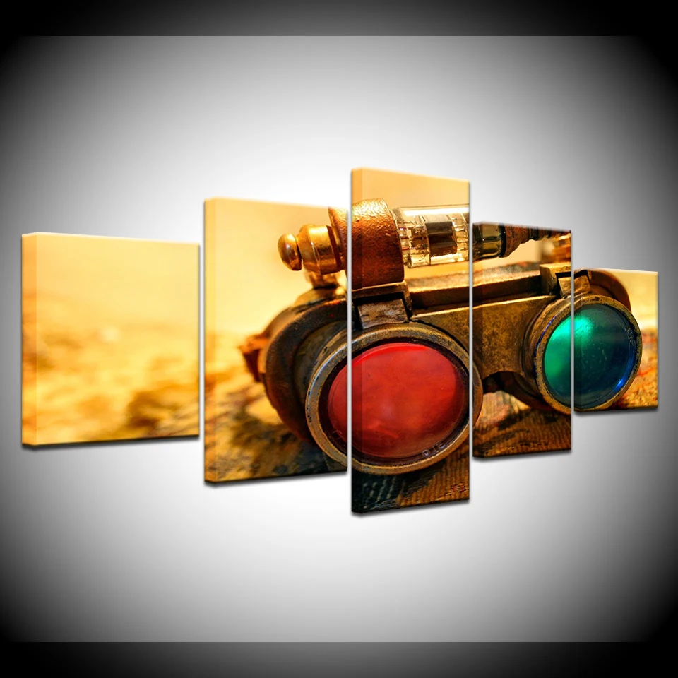 

Modular Canvas Wall Art Pictures Framework Home Decor Poster 5 Pieces Telescope Instrument HD Print Living Room Painting Artwork
