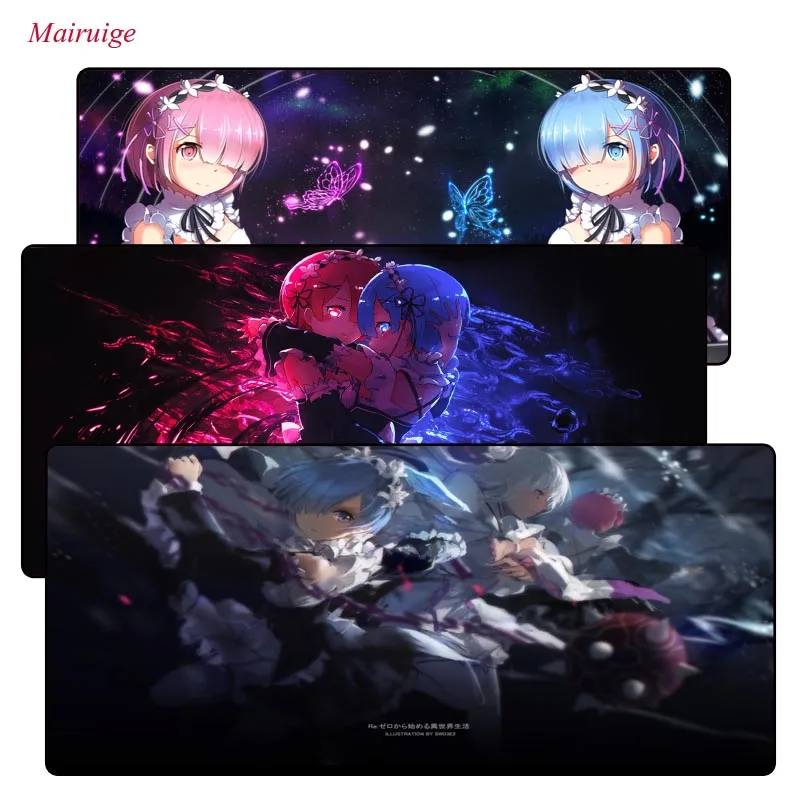 ReZERO Starting Life in Another World Large White Lock Edge Gaming mouse pad for game player Desktop PC Computer Laptop | Компьютеры и
