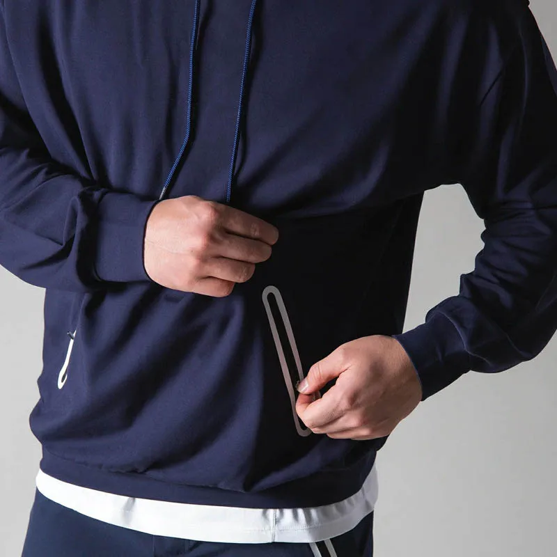 

GYMLOCKER 2020 Autumn Fashion Loose Black Navy Gray Sweatshirt Men's Casual Long Sleeve Pullover Hoodies Sweatshirt Clothes
