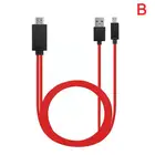MHL 11Pin Micro USB к HDMI-совместимый 1080P HD TV телефонный кабель для Android Samsung адаптер