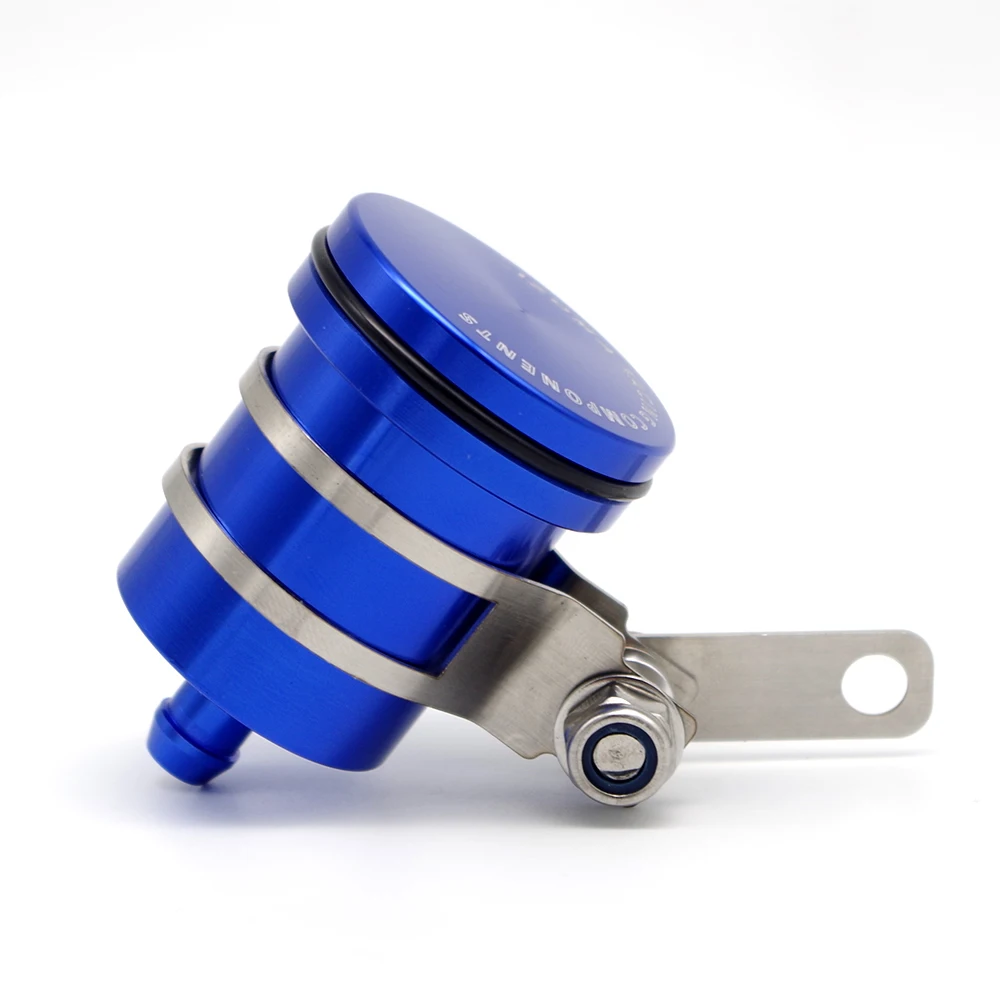 Синий 1 шт., новинка, мотоциклетный ножной задний тормозной цилиндр, резервуар для масла, резервуар для жидкости, для SUZUKI dr 650 ltr 450 - Цвет: Синий