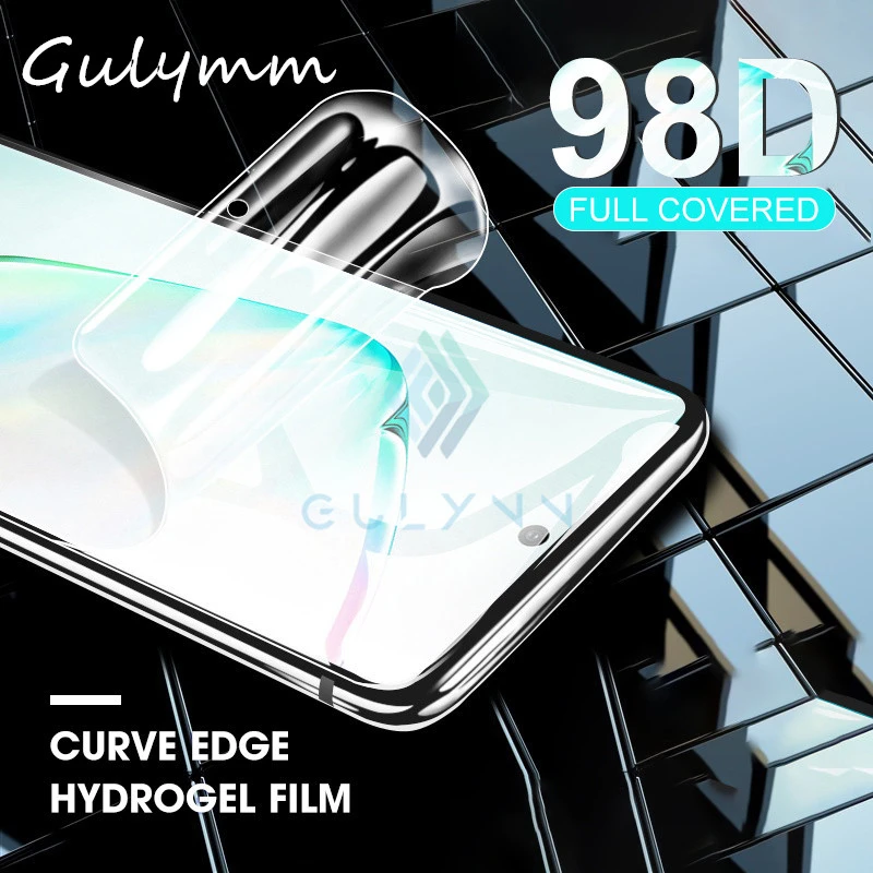98D мягкая защитная пленка для Samsung Galaxy Note 10 J3 J5 A10 A20 A30 A40 A50 A70 S A51 71 2019 полное