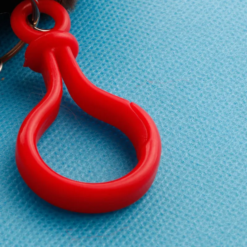 Галстук-бабочка с большими глазами брелок для ключей в виде детской куклы