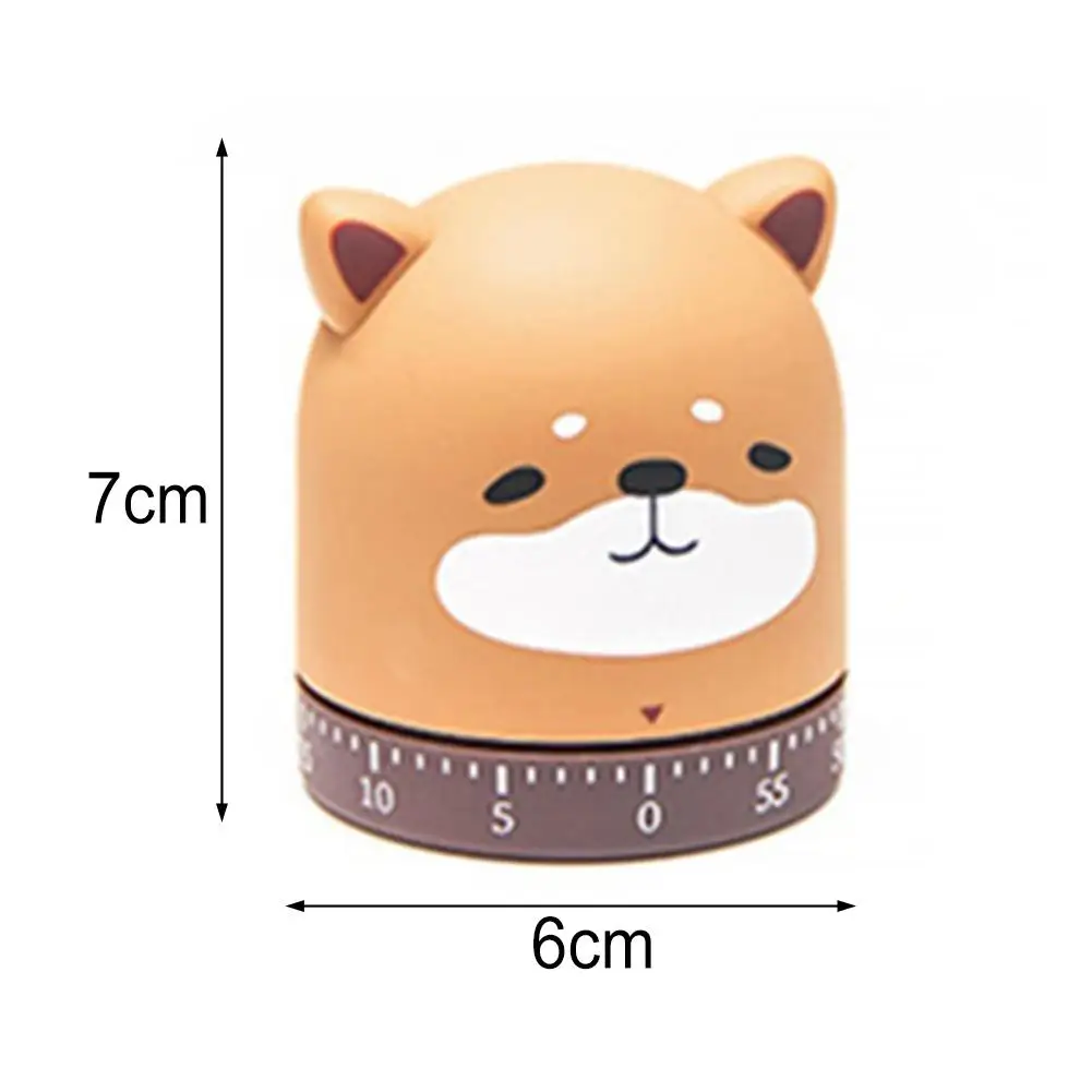 Милый пластиковый кухонный таймер с поворотом на 360 градусов 60 минут для