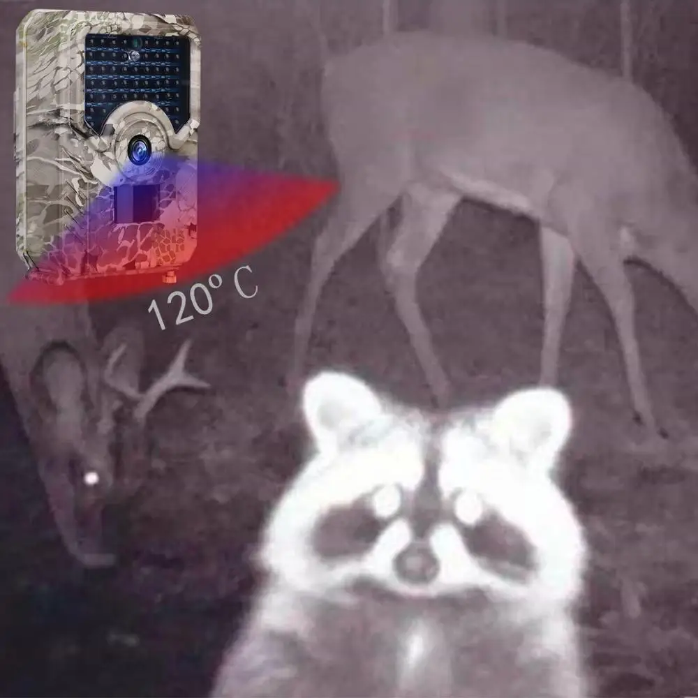 PR 200 Trail camera 12MP 49 шт. 940nm IR светодиодный охотничий фотоаппарат IP56 водонепроницаемый