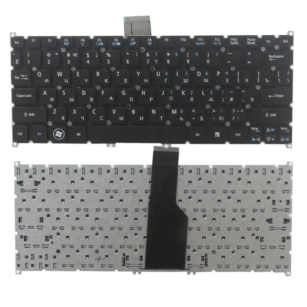Новая русская клавиатура для ноутбука Acer Aspire S3 S3-331 S3-391 S5 S3-951 MS2346 MS2377 Q1VZC |