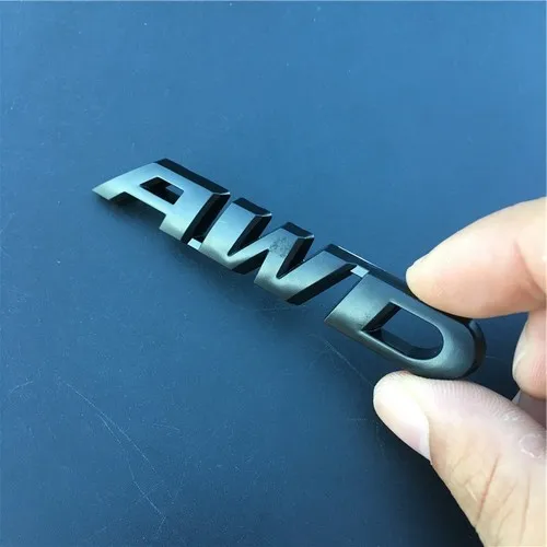 1 шт. 3D металлический AWD логотип эмблема значок кузова автомобиля наклейки для Subaru Honda 4X4 внедорожник декоративный дизайн автомобиля - Название цвета: Small AWD style 2