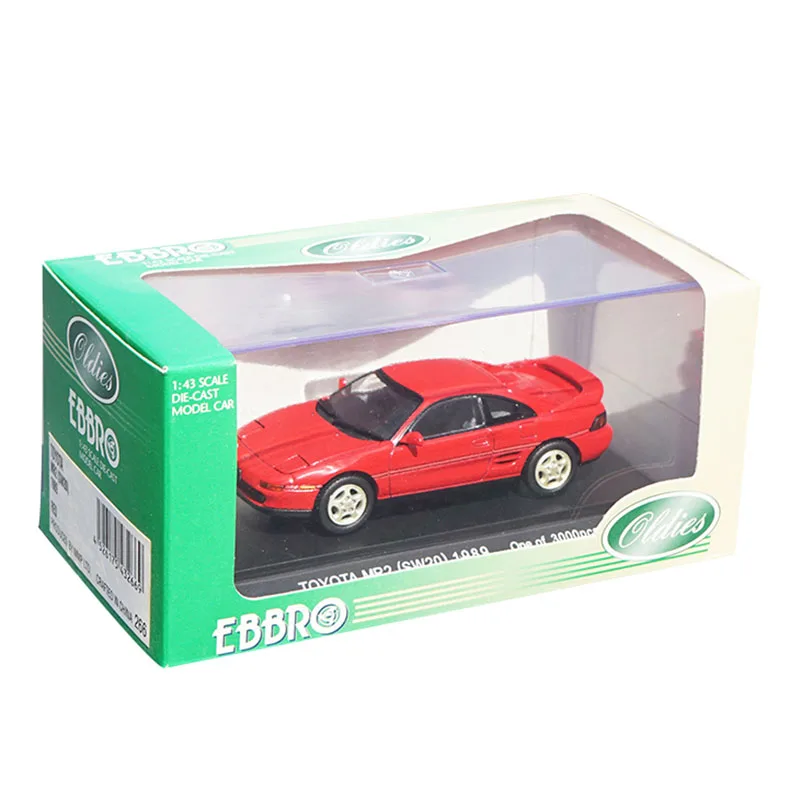 

Литой товар в масштабе 1:43 для MR2 SW20 1989 имитация автомобиля из сплава украшение для взрослой коллекции дисплей подарки сувенир коллекционный