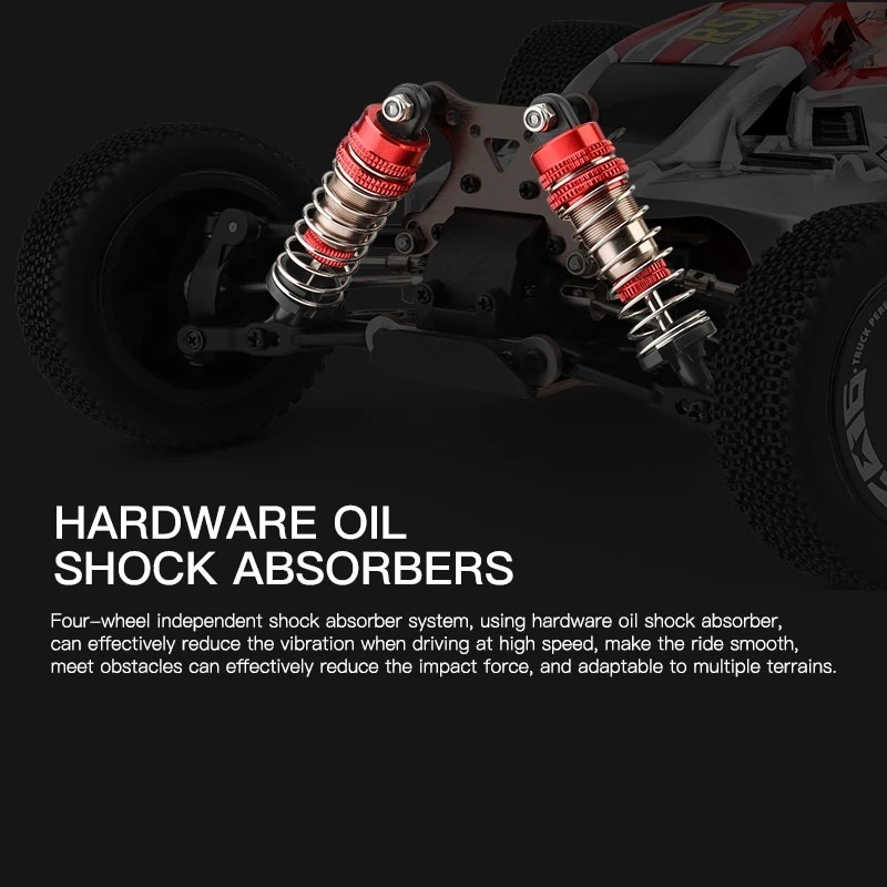 WLtoys 144001 A959 959B 2 4G гоночный Радиоуправляемый автомобиль 70 км/ч 4WD Электрический