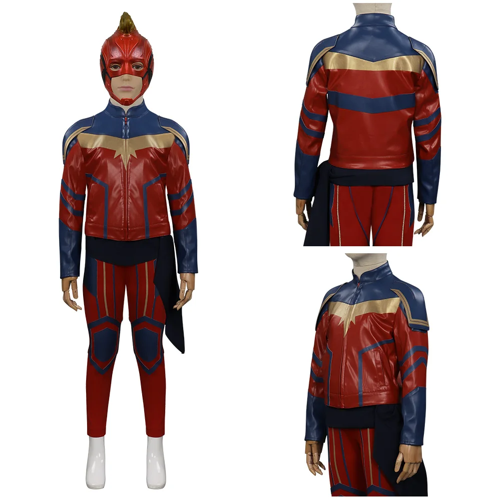 

Kid Children Costume Kamala Khan Cosplay Costume Outfits Halloween Carnival Party Custom Make